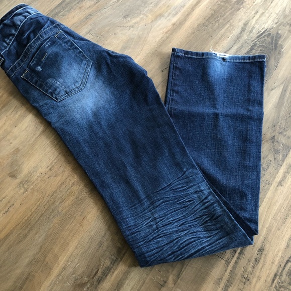 Guess Daredevil Women’s Distressed Bootcut Jeans - Picture 3 of 7